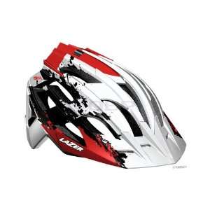  Lazer Oasiz Helmet White/Red; LG/XL