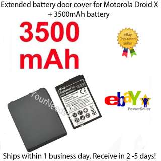 NEW 3500mAH Extended Battery for Motorola Droid X MB810  