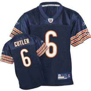  Reebok Chicago Bears Jay Cutler Boys (4 7) Replica Jersey 