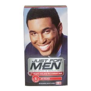   Color Jet Black # H 60 Just For Men 1 Application Hair Color For Men