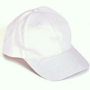  Plain White Baseball Cap Low Crown Hat