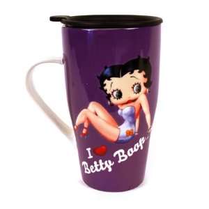  Betty Boop Travel Mug   I Love Betty Home & Kitchen