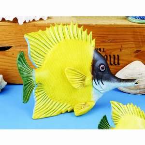  Museum Quality Longnose Butterfly Tropical Fish Statue, 14 