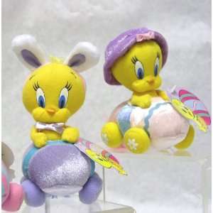  Tweety Bird Plush Easter Zip a long Set of 2 Toys & Games