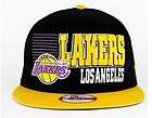 LA Lakers 2T BORDERLINE SNAPBACK Black Yellow Vintage Hat by New Era 