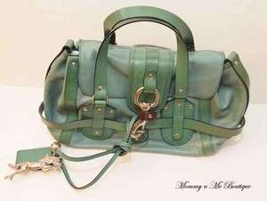 CHLOE Kerala Green Leather Handbag Satchel  