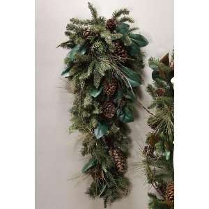  Mixed Greens And Pine Cones Teardrop