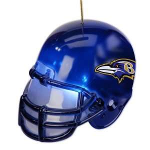   Ravens Light Up Football Helmet Christmas Ornaments: Sports & Outdoors