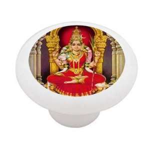  Indian Hindu Godess Kamakshi Decorative High Gloss Ceramic 