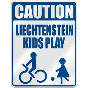  LIECHTENSTEIN KIDS PLAY  PARKING SIGN LIECHTENSTEIN