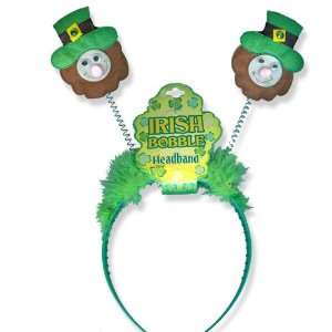   Patricks Irish Bobble Feather Headband   Leprechauns 