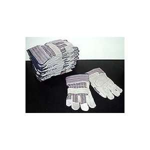    1 Dz. (12 Pairs) Leather Palm Work Gloves