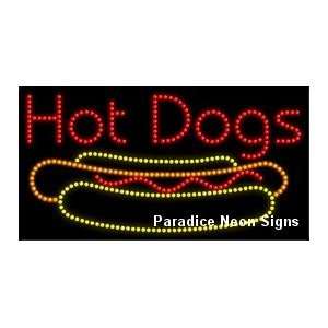  Hot Dogs LED Sign 17 x 32: Sports & Outdoors