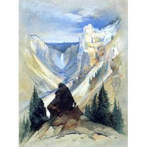Hand Made Oil Reproduction   Thomas Moran   24 x 32 inches   The Grand 