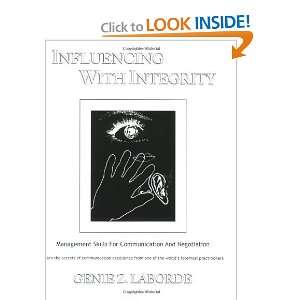    Influencing With Integrity [Paperback] Genie Z Laborde Books