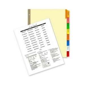  Kleer Fax HiTech Deluxe Ring Book Index Divider  Assorted 