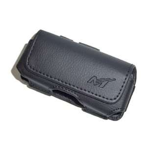  BLACK HORIZONTAL CASE POUCH with BELT CLIP for KYOCERA 