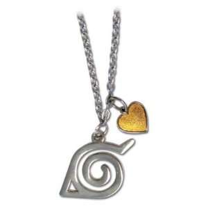  Naruto   Love Konoha Symbol (Leaf) Necklace Toys & Games