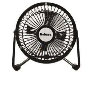   Holmes 4 Mini Fan Black (Indoor & Outdoor Living): Office Products