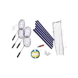 Deluxe Badminton/Volleyball Set:  Sports & Outdoors