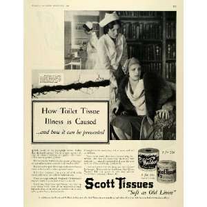  1930 Ad Scott Paper Co. White Toilet Tissue Products 