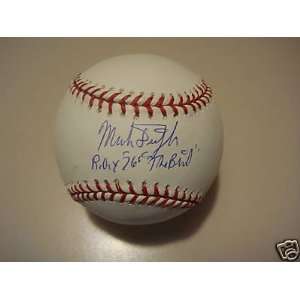 Mark Fidrych autographed Baseball inscribed The Bird ROY 76  