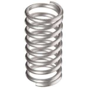 Compression Spring, 302 Stainless Steel, Inch, 0.85 OD, 0.098 Wire 