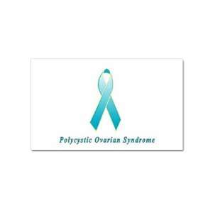  Polycystic Ovarian Syndrome Awareness Rectangular Magnet 