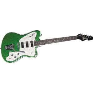   Italia Modena Classic Electric Guitar   Green Fin Musical Instruments