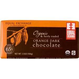   : Organic Orange Dark Chocolate   3.5 oz Bar: Health & Personal Care