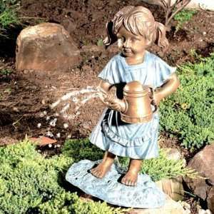  Gardener Girl Garden Fountain
