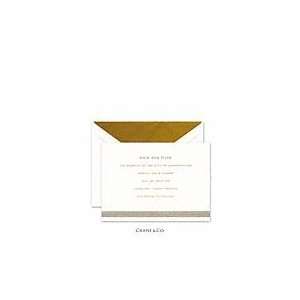  Small Gold Engraved Border Corporate Invitations Office 