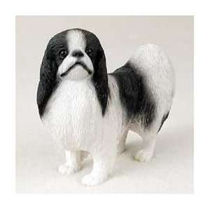  Japanese Chin Dog Figurine   Black & White