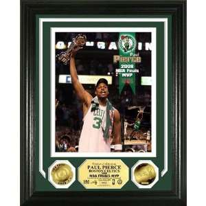 Paul Pierce Boston Celtics 2008 NBA Finals MVP 24KT Gold Coin Photo 