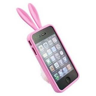 Bunny Cover Case for Apple iPhone 4, Pink