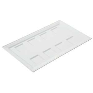  Revol Time Square Plate   Rectangular, 3 Indents 