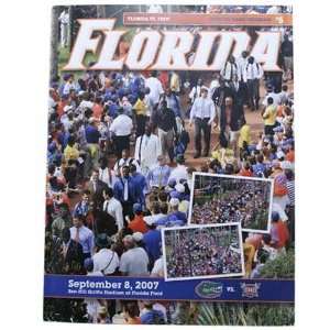   Official Stadium Program Florida vs Troy Trojans