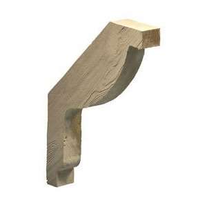   Scroll Style Knee Brace, Cedar Woodgrain Texture, Ur