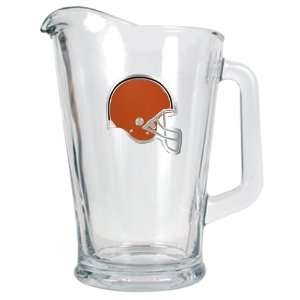    Cleveland Browns 60 oz. NFL Glass Beer Pitcher: Kitchen & Dining