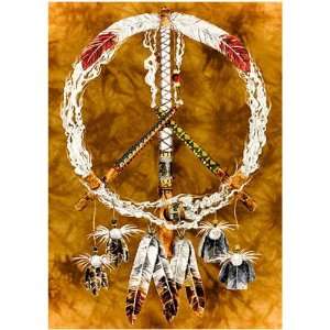  Tree Free Greeting Cards Peace Pipes (pack of 6): Home 