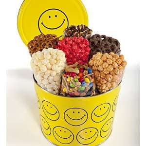   Day Gift Womens Day Gift  the Popcorn Factory® Smiley Face 7 way Tin