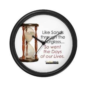  So Went the Days of our Lives Days Wall Clock by CafePress 