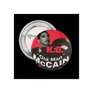  campaign pin pinback button political KO JOHN MCCAIN 