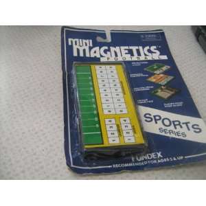  1989 Fundex Inc. Fundex Mini Magnetics Football Game 