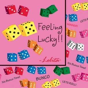 Lolita/C.R. Gibson Bunco Novelty Cocktail Napkin NEW PRODUCT 
