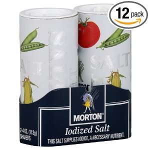 Morton Salt Shaker 2 pack, 8 Ounce (Pack Grocery & Gourmet Food