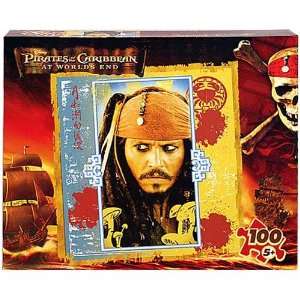   Worlds End 100 Piece Puzzle   Captain Jack Sparrow