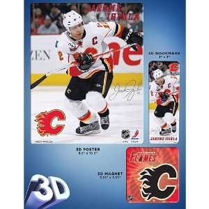  Pather Popz Calgary Flames Jarome Iginla 3D Poster, Magnet 
