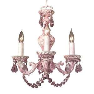 Classic Lighting 8335PINKPNK Pink over Antique White / Pink Gabrielle 