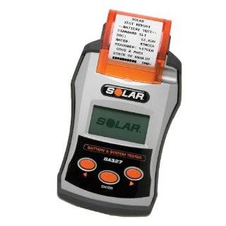 SOLAR BA327 20 2000 CCA Electronic Battery and System Tester with 